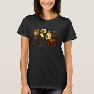 Camiseta Chick Or Treat Pollo Espeluznante Halloween Tempor