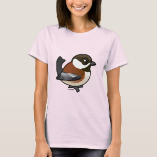 Camiseta Chickadee Castaña-apoyado