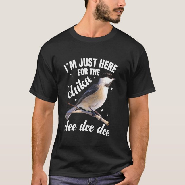 Camiseta Chickadee Lover Birdwatching Bird House Birder Chi (Anverso)