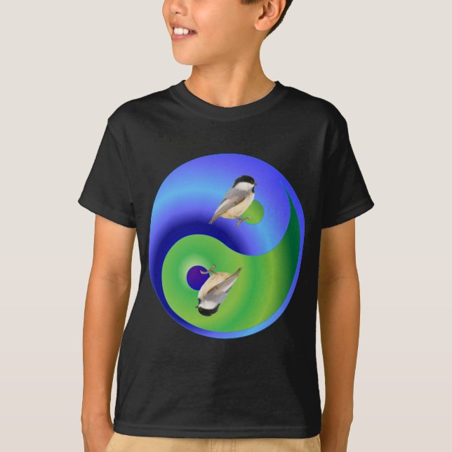 Camiseta Chickadee Yin Yang (Anverso)
