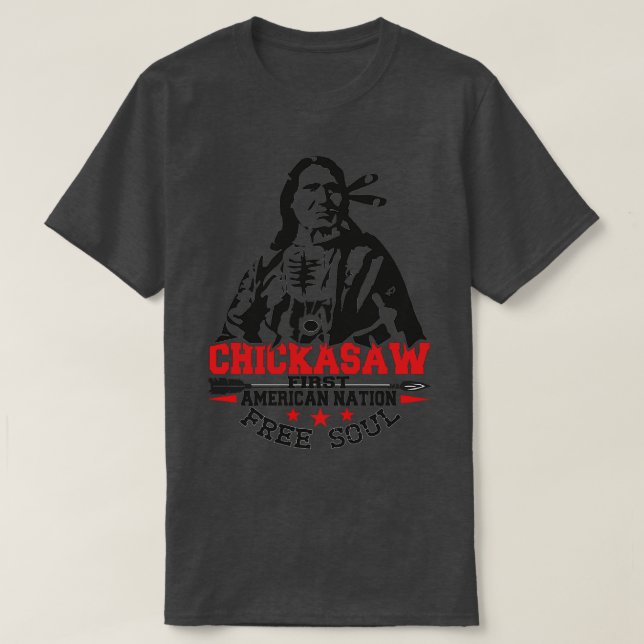 Camiseta CHICKASAW Primera Nación Americana (Diseño del anverso)