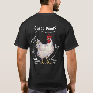 Camiseta Chicken Butt adivina qué cosa de pollos imagina q