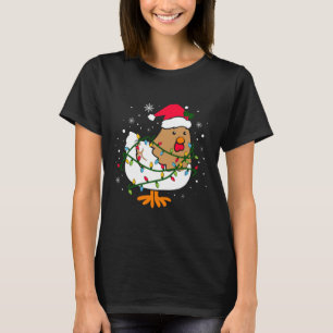 Camiseta Chicken Christmas Light