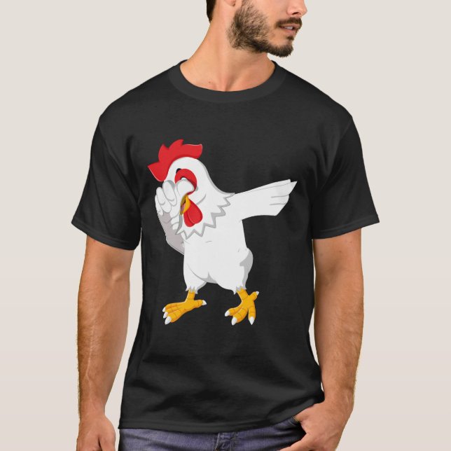 Camiseta Chicken Dab   (Anverso)