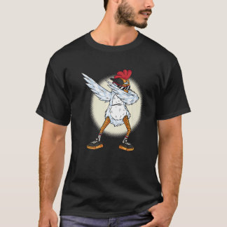 Camiseta Chicken Dabbing  Chickens Farm Farmer Dab Dance