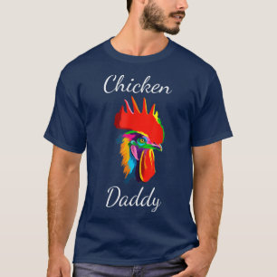 Camiseta Chicken Dad Funny Chicken Farmer Chicken Daddy Roo