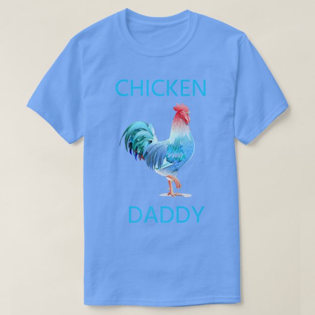 Camiseta Chicken Dad Funny Chicken Farmer Chicken Daddy Roo (Diseño del anverso)