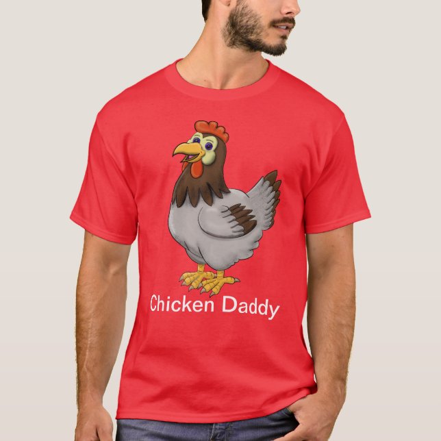 Camiseta Chicken Dad T Shirt (Anverso)