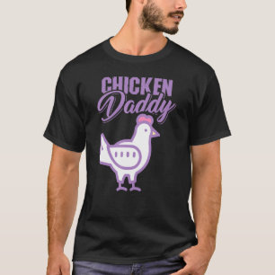 Camiseta Chicken Daddy Chicken Dad Farmer Poultry Farmer