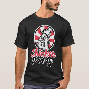 Camiseta Chicken Daddy Chicken Dad Farmer Poultry Farmer