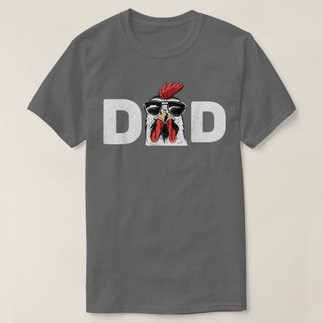 Camiseta Chicken Daddy Chicken Dad Farmer Poultry Farmer (Diseño del anverso)
