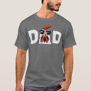 Camiseta Chicken Daddy Chicken Dad Farmer Poultry Farmer
