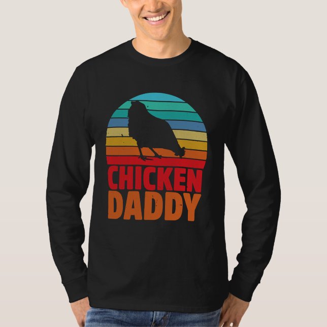 Camiseta Chicken Daddy Fahters Day Dad   (Anverso)