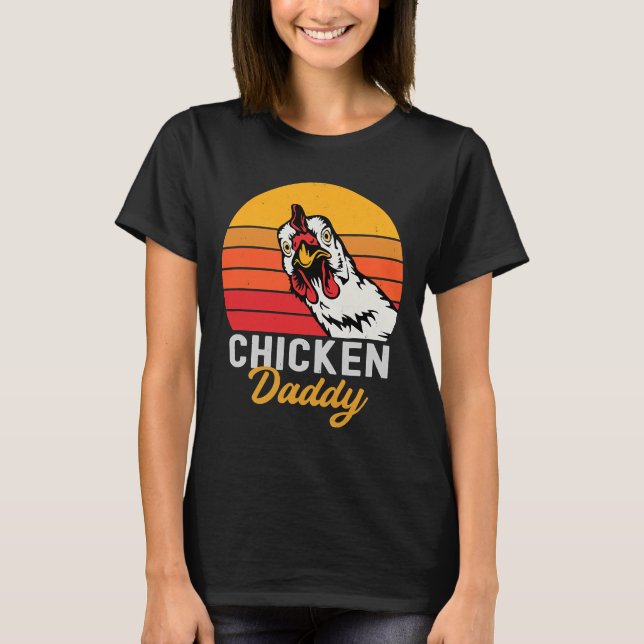 Camiseta Chicken Daddy Vintage Farmer (Anverso)