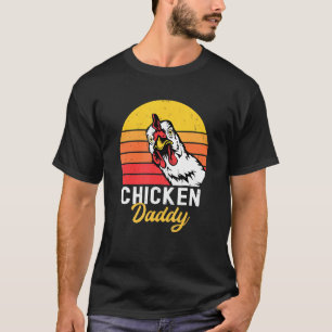Camiseta Chicken Daddy Vintage Farmer - Chicken Lover