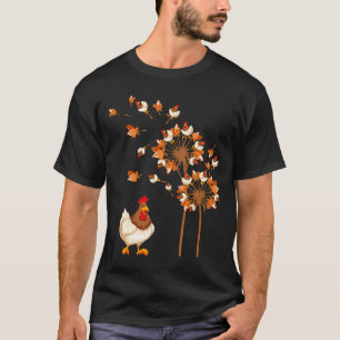 Camiseta Chicken Dandelion Flower Chicken  
