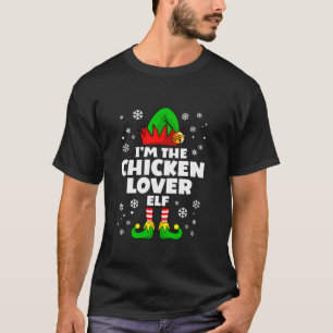 Camiseta Chicken divertido Lover Elf, grupo de coincidencia