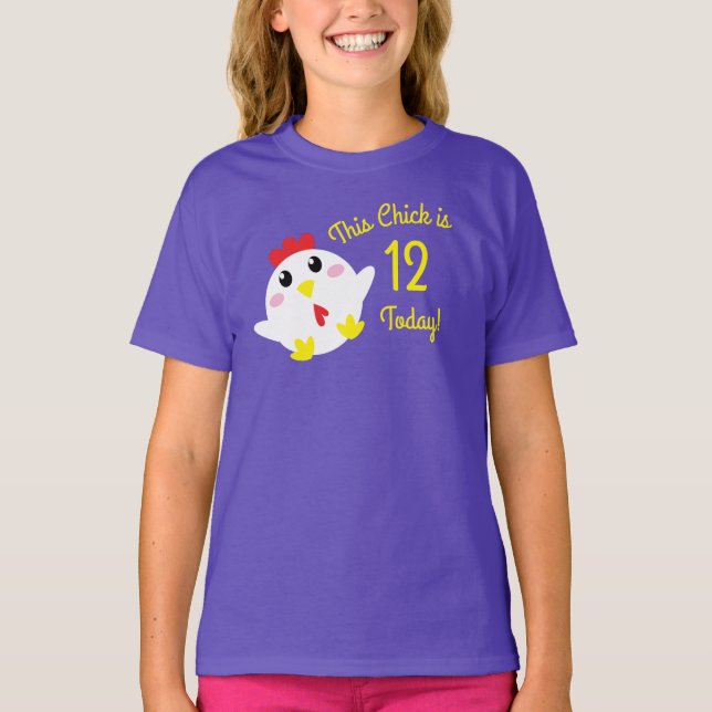 Camiseta Chicken Farm Birthday Party Kids (Anverso)