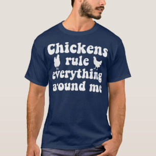 Camiseta Chicken Farmer Chicken Lover Rooster Hen Funny T-S