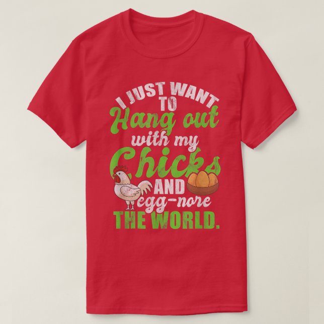 Camiseta Chicken Farmer Grower Backyard Flock Egg Hen  (Diseño del anverso)