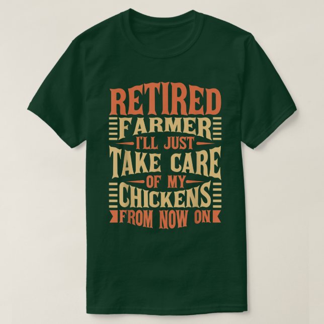 Camiseta Chicken Farmer Hen  (Diseño del anverso)