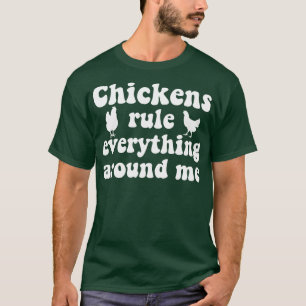 Camiseta Chicken Farmer Lover Rooster Hen Funny