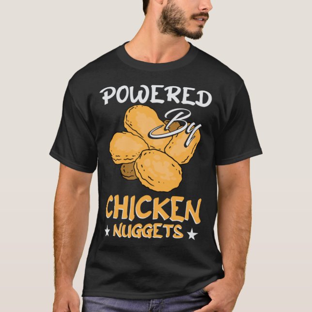 Camiseta Chicken Foodie Nugget Meat  Sarcastic Jokes Fan (Anverso)