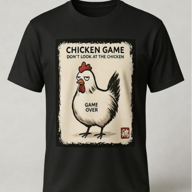 Camiseta Chicken Game – Don’t Look at the Chicken Funny (Subido por el creador)