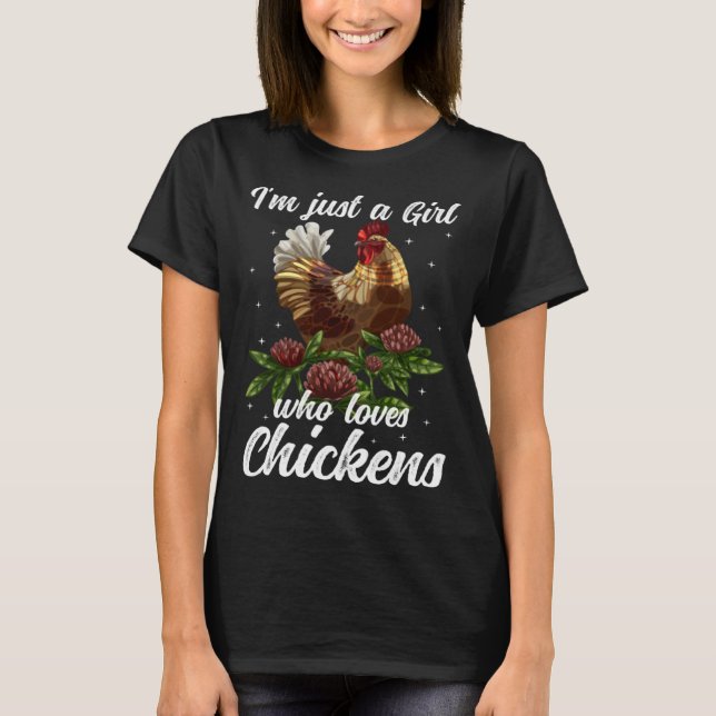 Camiseta Chicken Girl Chicken Owner Chicken Mom Chicken Far (Anverso)