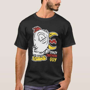 Camiseta Chicken Guy Chickens loco