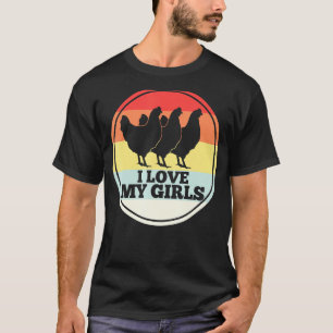 Camiseta Chicken Hen Chick Retro