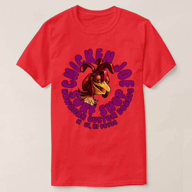 Camiseta Chicken Joe Surf Shop TShirt (Diseño del anverso)
