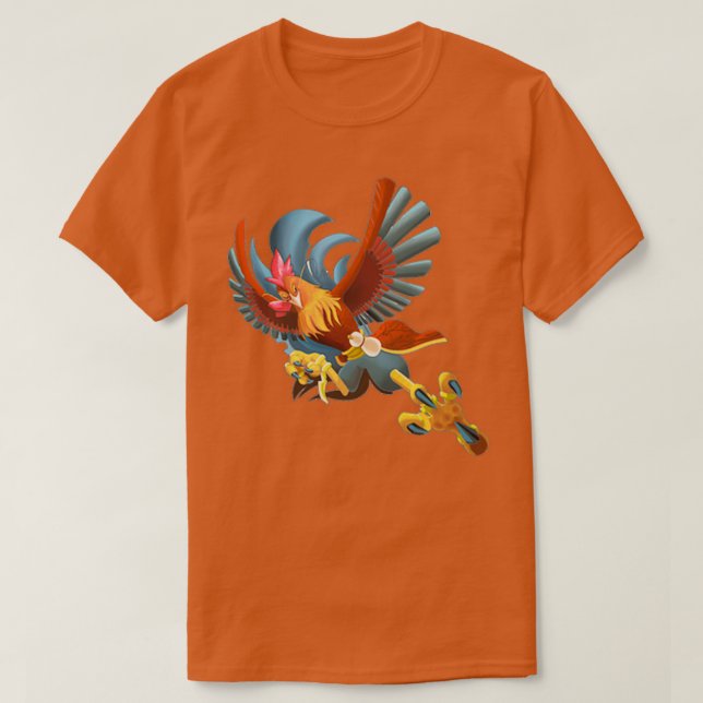 Camiseta Chicken Kungfu panda (Diseño del anverso)