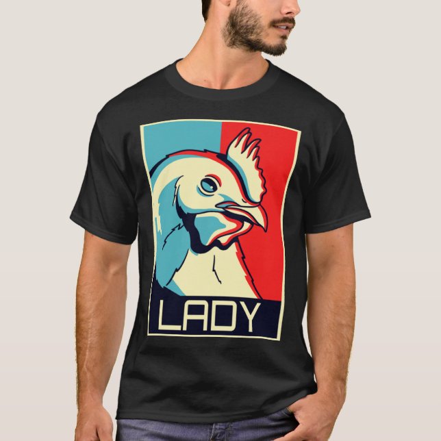 Camiseta Chicken Lady   Cockerel Chicken Graphic I Chicken  (Anverso)