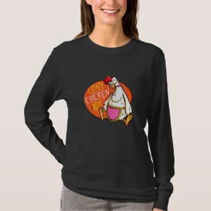 Camiseta Chicken loco Lady Mama Hen Mom Lover Farmer