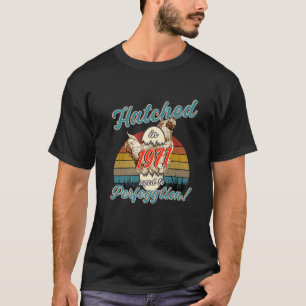 Camiseta Chicken Lover Gifts Vintage Retro Hatchado En 1971
