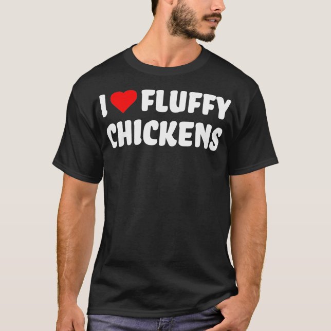 Camiseta Chicken Lover, me encantan las gallinas con melena (Anverso)