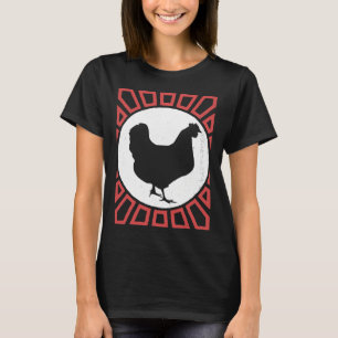 Camiseta Chicken Lover Vintage Retro Style