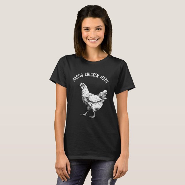 Camiseta ¡Chicken mamá! (Anverso completo)