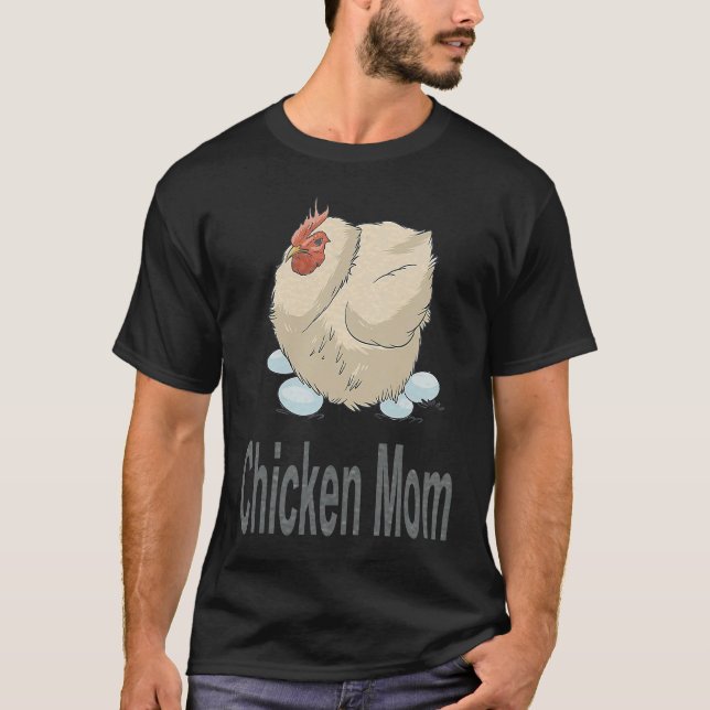 Camiseta Chicken Mom  Chicken Farming (Anverso)