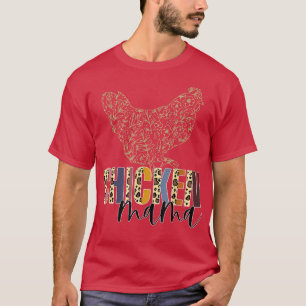 Camiseta Chicken Mom, Chicken Mama, Mama Hen, Floral Chicke