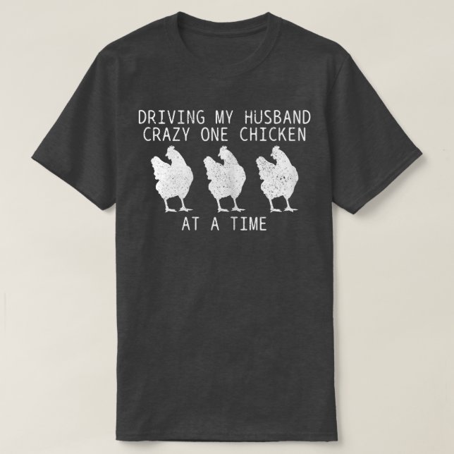 Camiseta Chicken Mom Crazy Chicken Lady (Diseño del anverso)