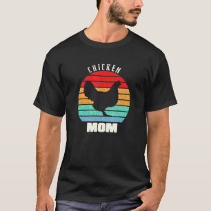 Camiseta Chicken Mom Poultry Momma Farm Farmon Women