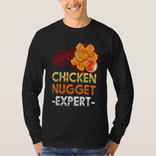 Camiseta Chicken Nugget certificado experto en alimentos nu