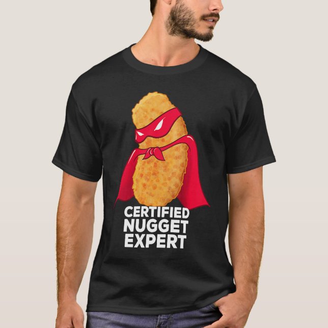 Camiseta Chicken Nugget Certified Nugget Expert Halloween C (Anverso)