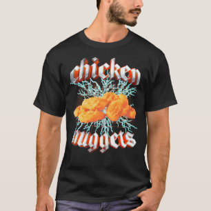 Camiseta Chicken Nuggets Heavy Metalizado Tour Hardcore