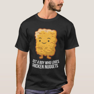 Camiseta Chicken Nuggets Son Solo Un Niño Que Ama El Pollo 