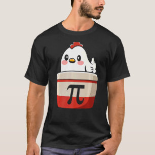 Camiseta Chicken Pi Tee Chicke Pie Humor gracioso de un pro