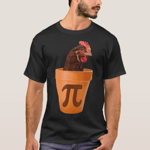 Camiseta Chicken Pot Pi Day Pie Math Geek 3 14
