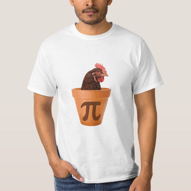 Camiseta Chicken Pot Pi (y no me importa) (Anverso)